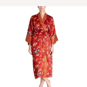 Natori Red Floral Women's Robe